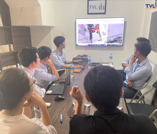 TVL CONSTRUCTION | TRIỂN KHAI VỚI CHỦ ĐẦU TƯ PHƯƠNG ÁN THIẾT KẾ & THI CÔNG DỰ ÁN NHÀ Ở TƯ NHÂN 3 TẦNG 