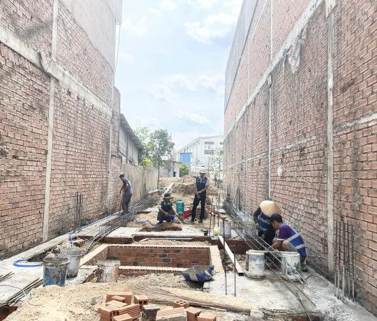 TVL CONSTRUCTION | CẬP NHẬT TIẾN ĐỘ DỰ ÁN NHÀ NGHỈ TƯ NHÂN 4 TẦNG