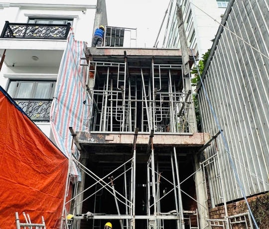 CẬP NHẬT TIẾN ĐỘ NHÀ PHỐ TƯ NHÂN 4 TẦNG - QUẬN 12, TP HCM