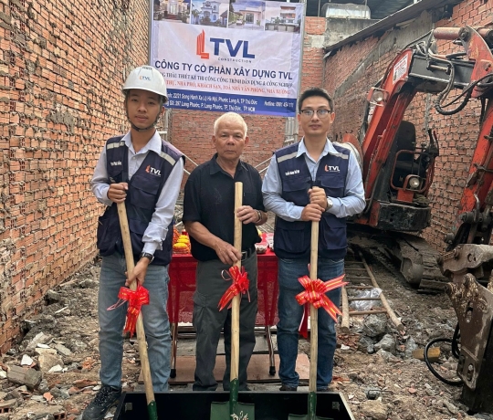 KHỞI CÔNG DỰ ÁN NHÀ PHỐ 3 TẦNG - GÒ VẤP