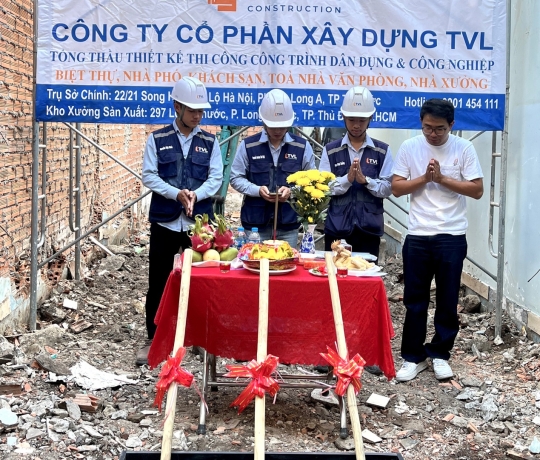KHỞI CÔNG DỰ ÁN NHÀ PHỐ 4 TẦNG - TÂN PHÚ