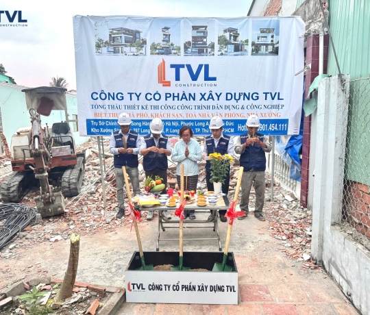  KHỞI CÔNG DỰ ÁN BIỆT THỰ MÁI NHẬT - CẦN GIỜ