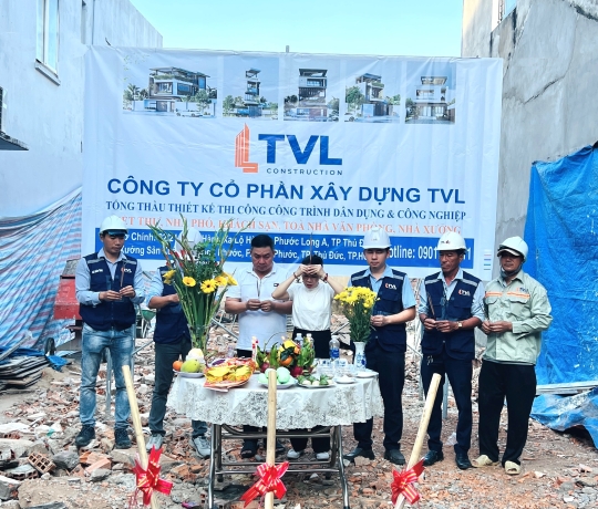  KHỞI CÔNG DỰ ÁN NHÀ PHỐ 5 TẦNG - TIỀN GIANG