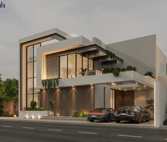 TVL CONSTRUCTION | HOÀN THÀNH THIẾT KẾ BIỆT THỰ HIỆN ĐẠI 3 TẦNG