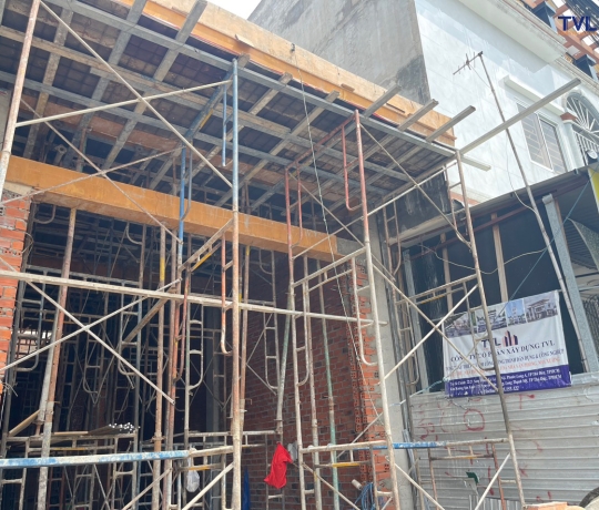 TVL CONSTRUCTION | CẬP NHẬT TIẾN ĐỘ DỰ ÁN NHÀ NGHỈ TƯ NHÂN 4 TẦNG