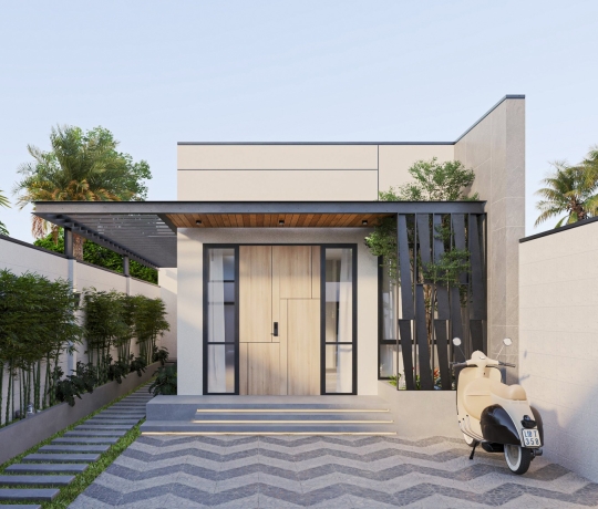 TVL CONSTRUCTION | HOÀN THÀNH THIẾT KẾ KIẾN TRÚC NHÀ VƯỜN