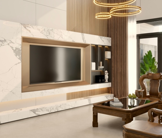 TVL CONSTRUCTION | HOÀN THÀNH THIẾT KẾ NỘI THẤT NHÀ 2 TẦNG