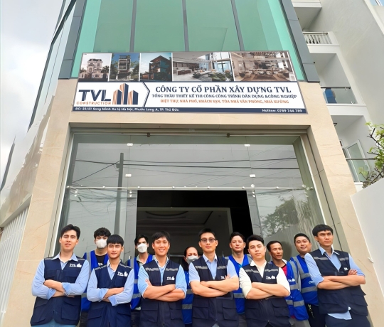 TVL CONSTRUCTION | BÀN GIAO DỰ ÁN TOÀ NHÀ VĂN PHÒNG 4 TẦNG